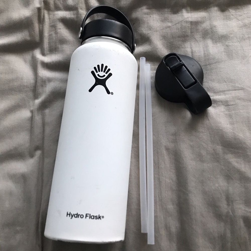 White hydro flask